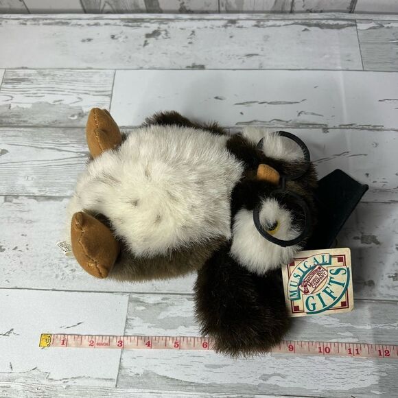 San Francisco Music Box Co Plush Grad Owl Wind Up Musical “School Days” Vintage - Picture 7 of 10